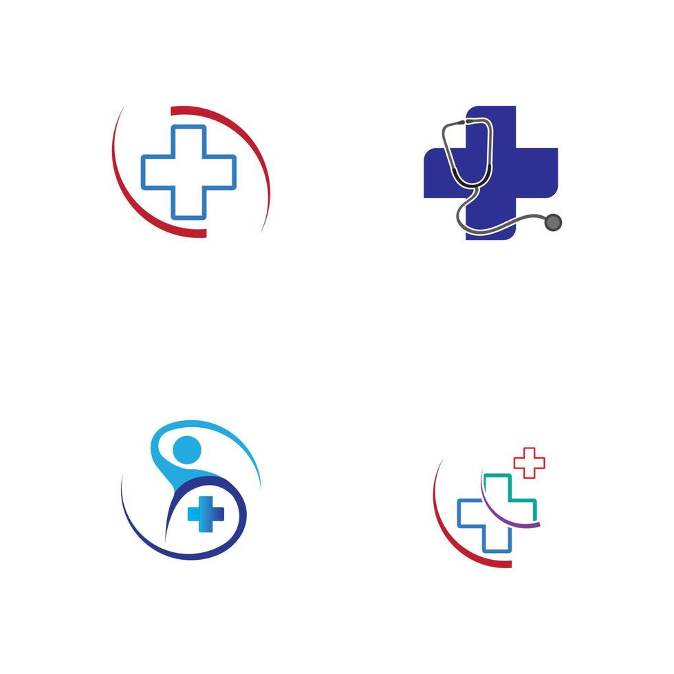 ilustração do logotipo médico vetor