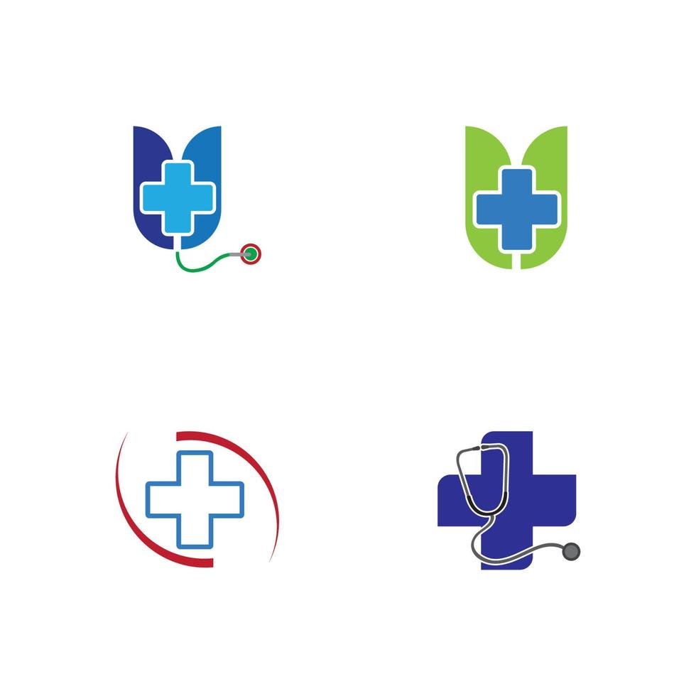 ilustração do logotipo médico vetor