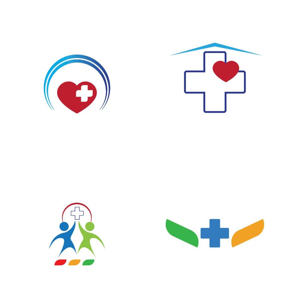 ilustração do logotipo médico vetor