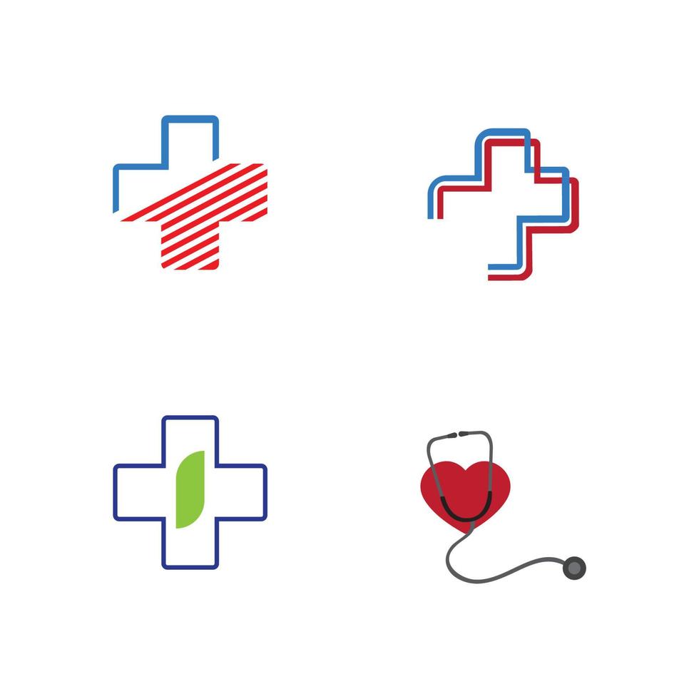 ilustração do logotipo médico vetor