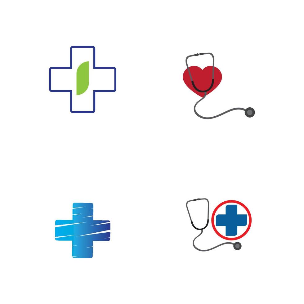 ilustração do logotipo médico vetor