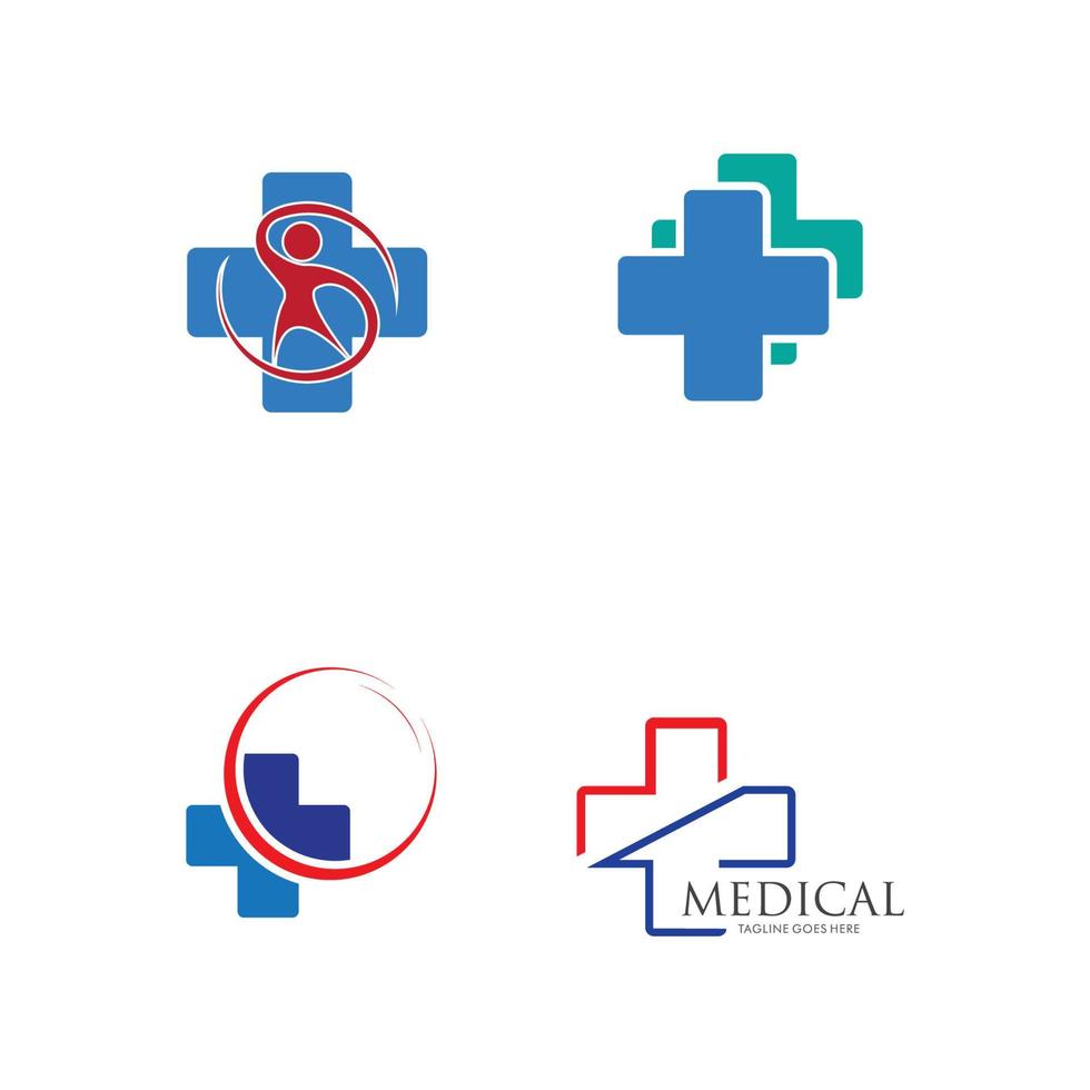 ilustração do logotipo médico vetor