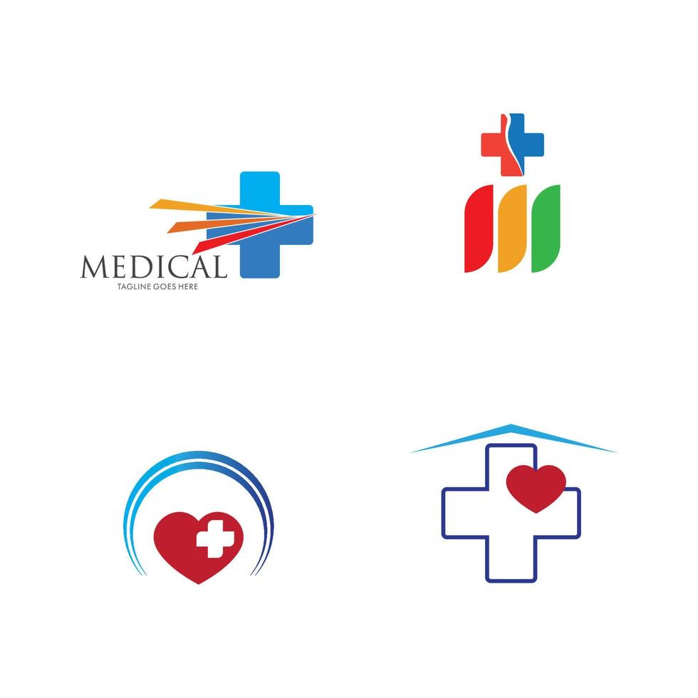 ilustração do logotipo médico vetor