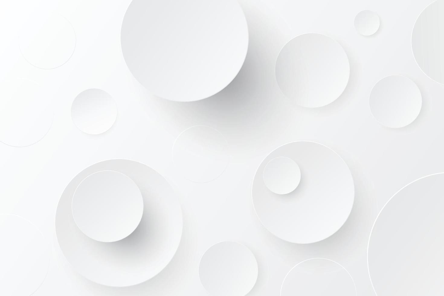 fundo abstrato branco em design 3d vetor