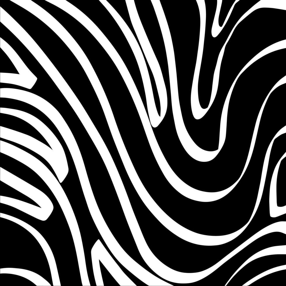 padrão de vetor zebra preto e branco de fundo