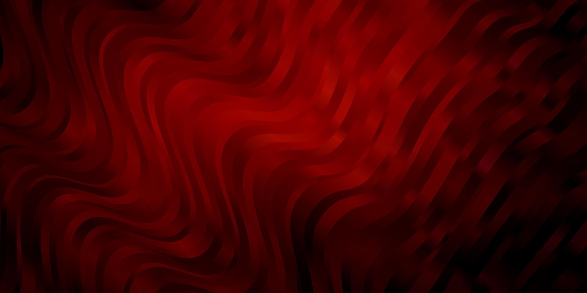 layout de vetor vermelho escuro com curvas.