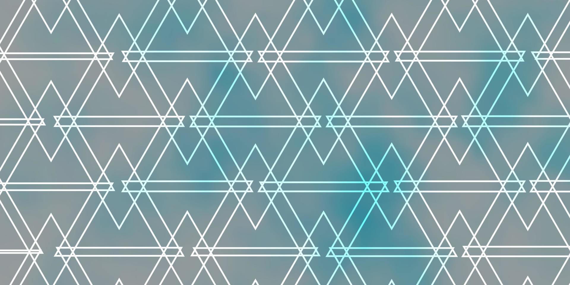 textura vector azul claro com linhas, triângulos.