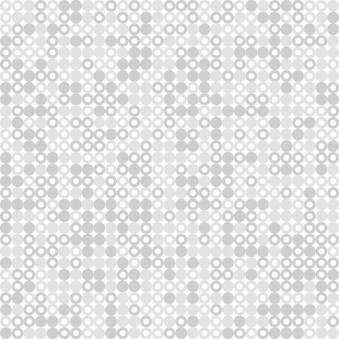 Fundo cinzento e branco abstrato da decoração do projeto do teste padrão do círculo. ilustração vetorial eps10 vetor
