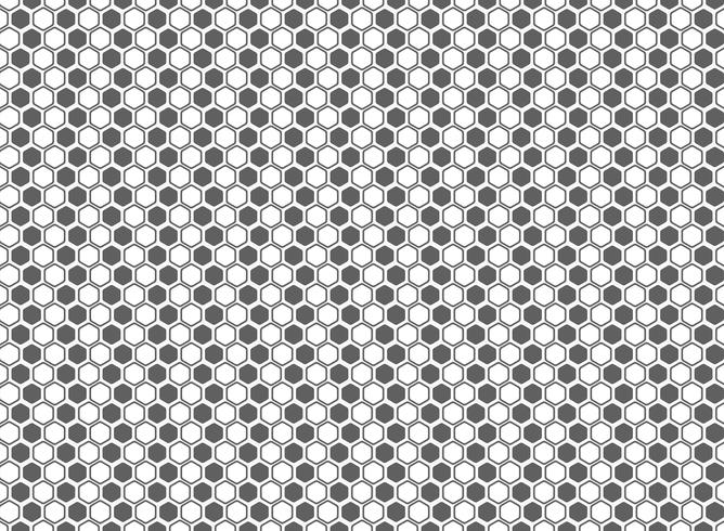 Fundo cinzento e branco do teste padrão abstrato do hexágono da decoração. ilustração vetorial eps10 vetor