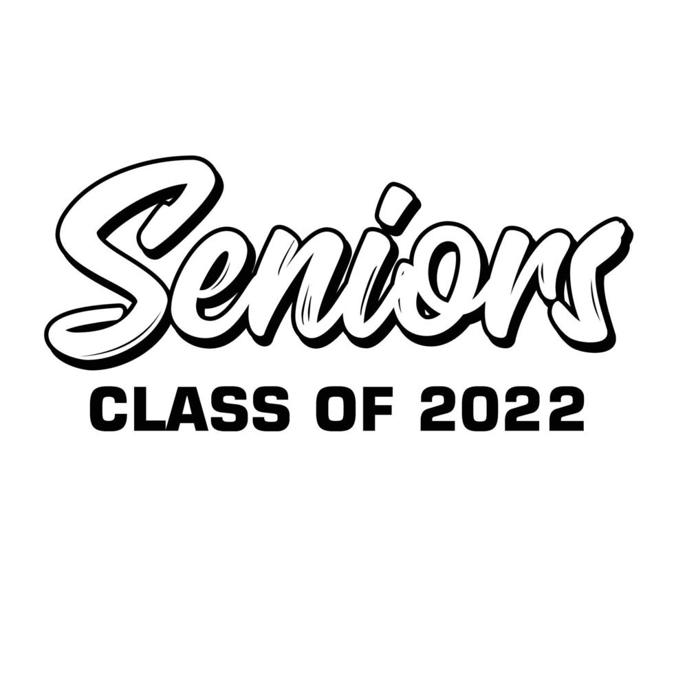 classe de 2022 vetor, design de camiseta vetor