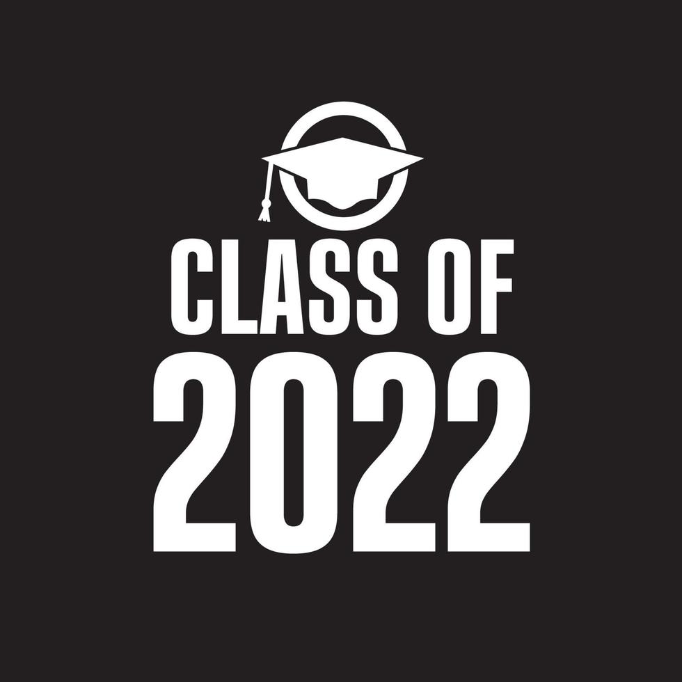 classe de 2022 vetor, design de camiseta vetor