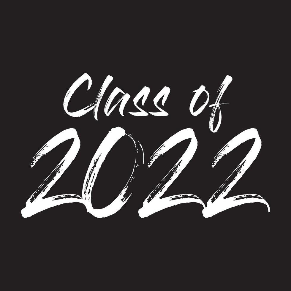 classe de 2022 vetor, design de camiseta vetor