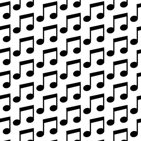 Music Note Icon de fundo vetor