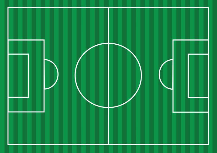 Campo de futebol ou futebol campo de grama texturizada vetor