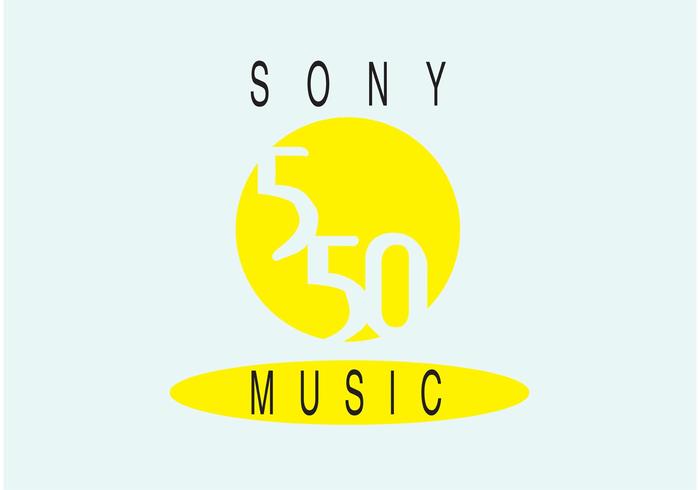Sony 550 music vetor