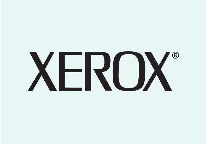 Gráficos do logotipo da Xerox vetor