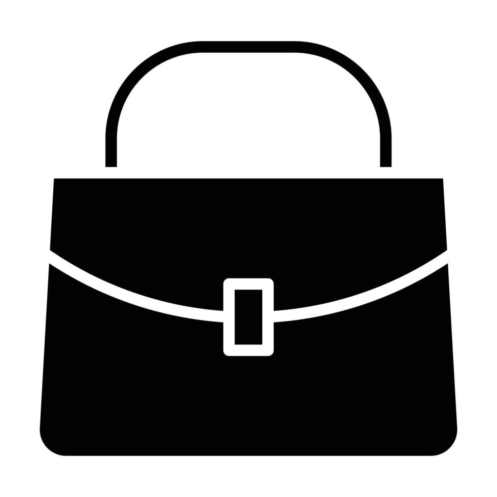 ícone de glifo de bolsa vetor