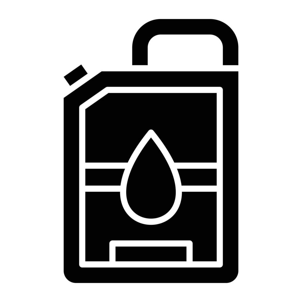 ícone de glifo de combustível vetor