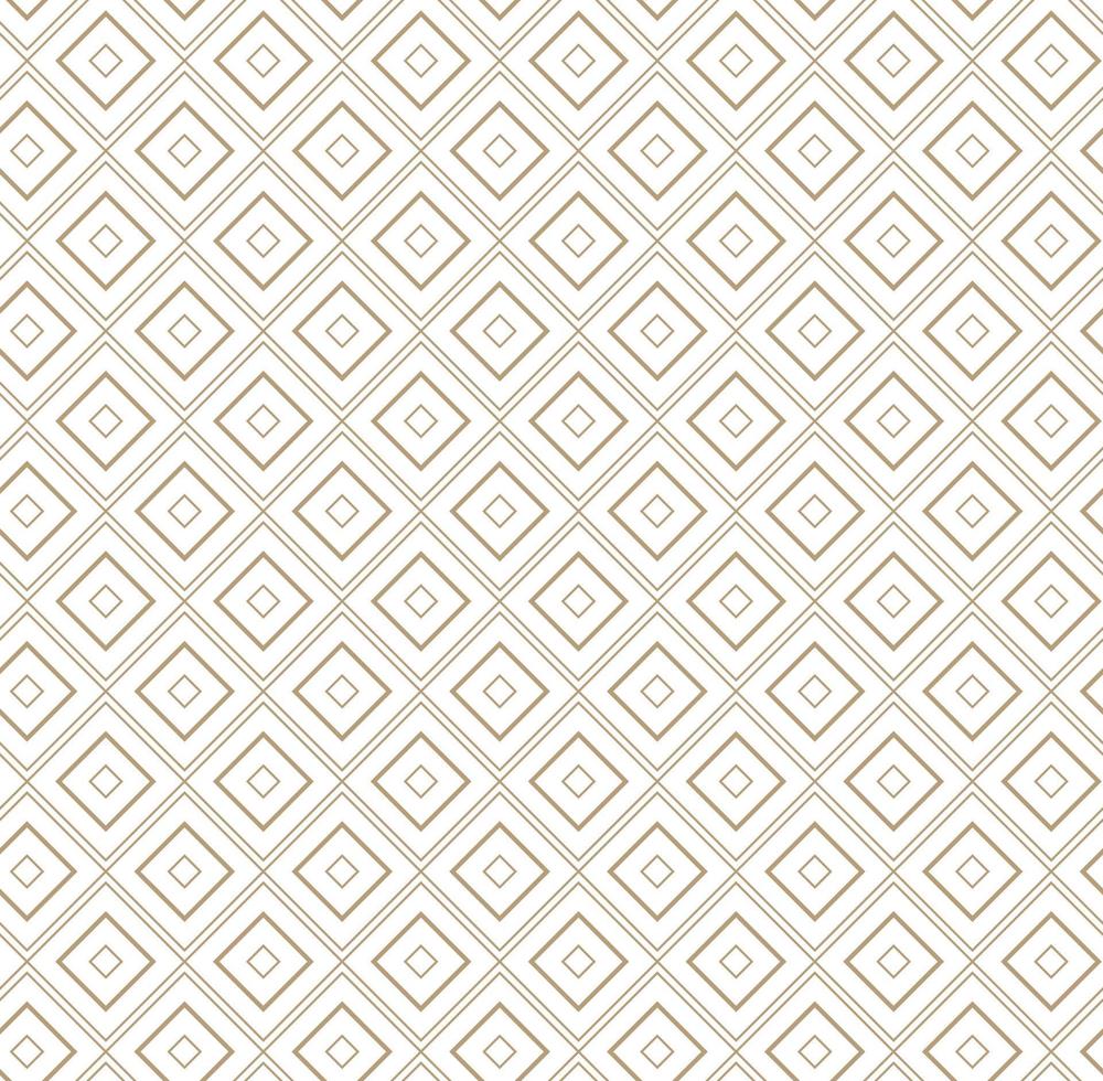 ilustração vetorial moderna sem costura. padrão de ouro linear em um fundo branco. padrão ornamental para folhetos, impressão, papel de parede, planos de fundo vetor