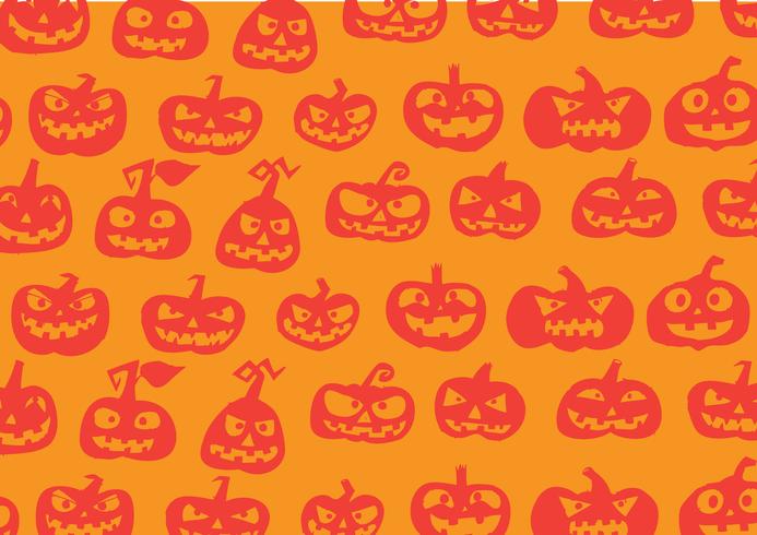 Fundo de abóbora de Halloween vetor