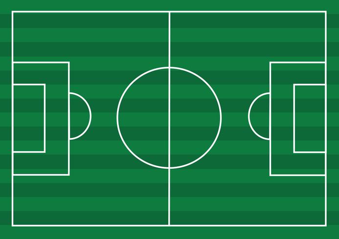 Campo de futebol ou futebol campo de grama texturizada vetor