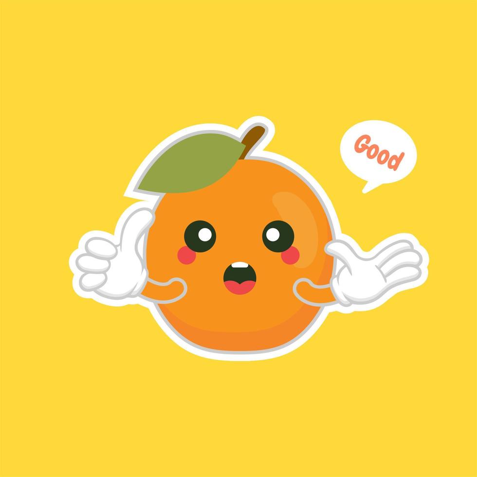 emoção de frutas de damasco, caracteres emoji para design de alimentos saudáveis. frutas de damasco amigáveis e coloridas. personagem engraçado bonito. projeto plano. para produto infantil. vetor