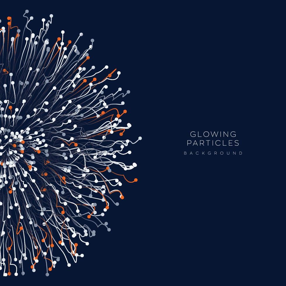 vetor abstrato explosão linhas equalizador forma circular isolado fundo de tecnologia. visualização de algoritmos de big data. ilustração vetorial no conceito de tecnologia, ciência, explosão quântica.