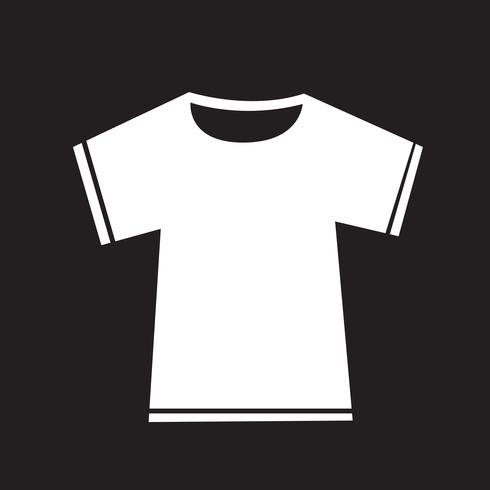 Tshirt Sinal de símbolo de ícone vetor