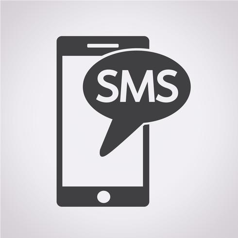 sms ícone símbolo sinal vetor