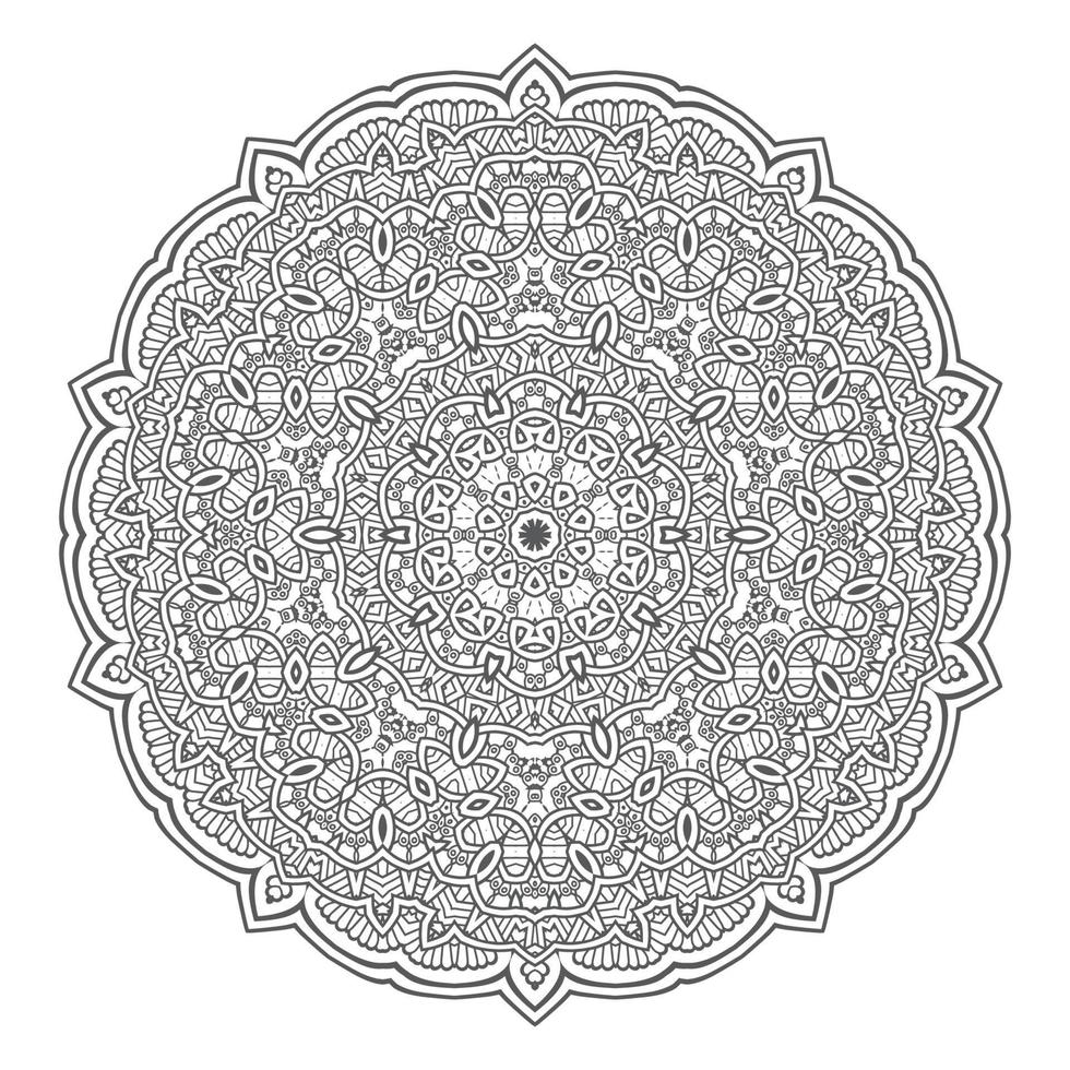 lindo vetor de mandala para design