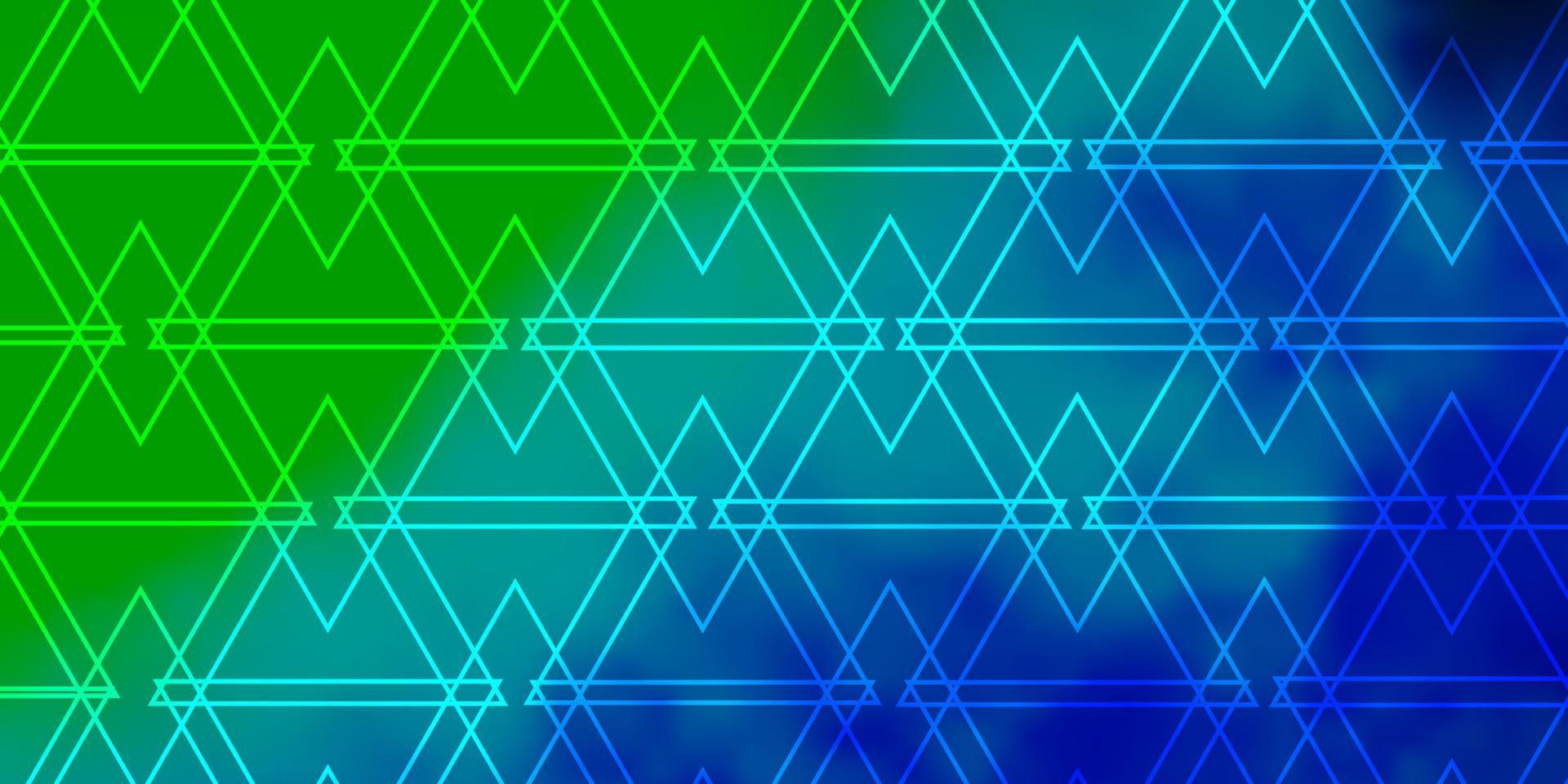 fundo vector azul, verde claro com linhas, triângulos.