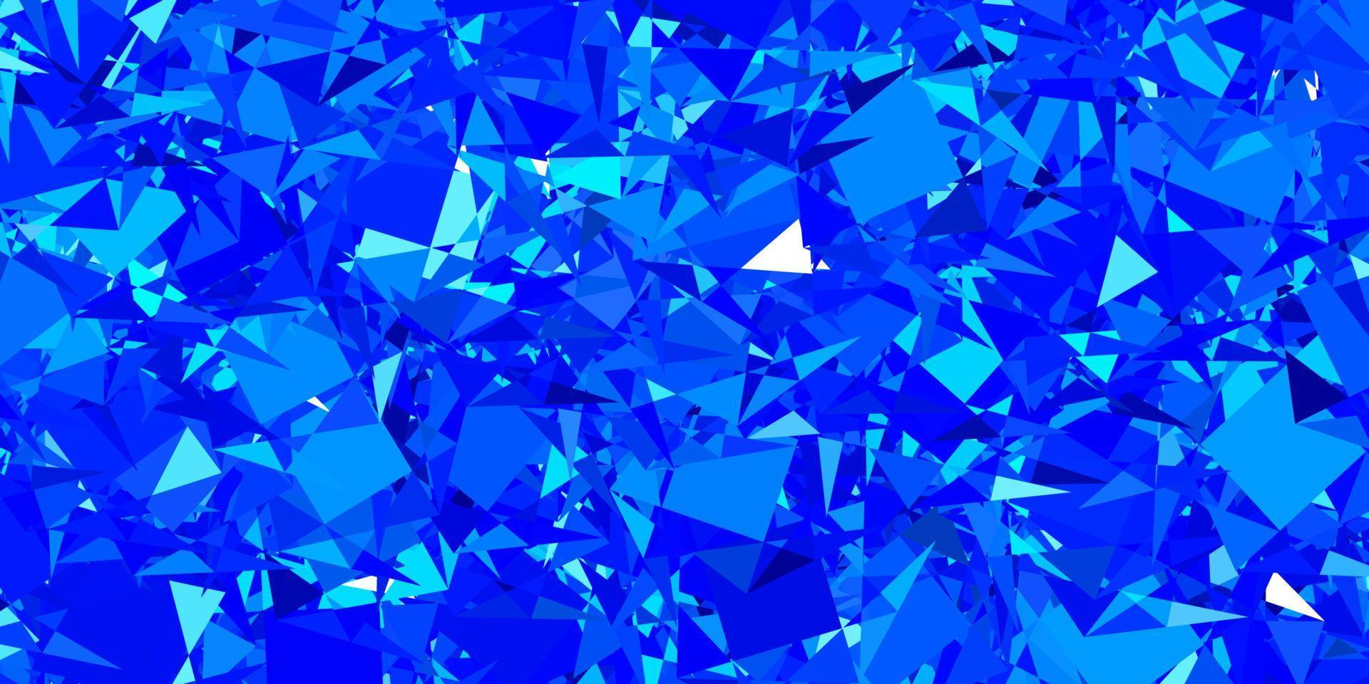 padrão de vetor azul escuro com formas poligonais.