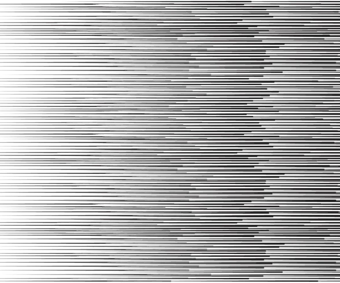 linhas de velocidade voando com partículas padrão sem emenda, textura gráfica de manga de selo de luta, linhas horizontais de velocidade de quadrinhos em fundo branco vetor