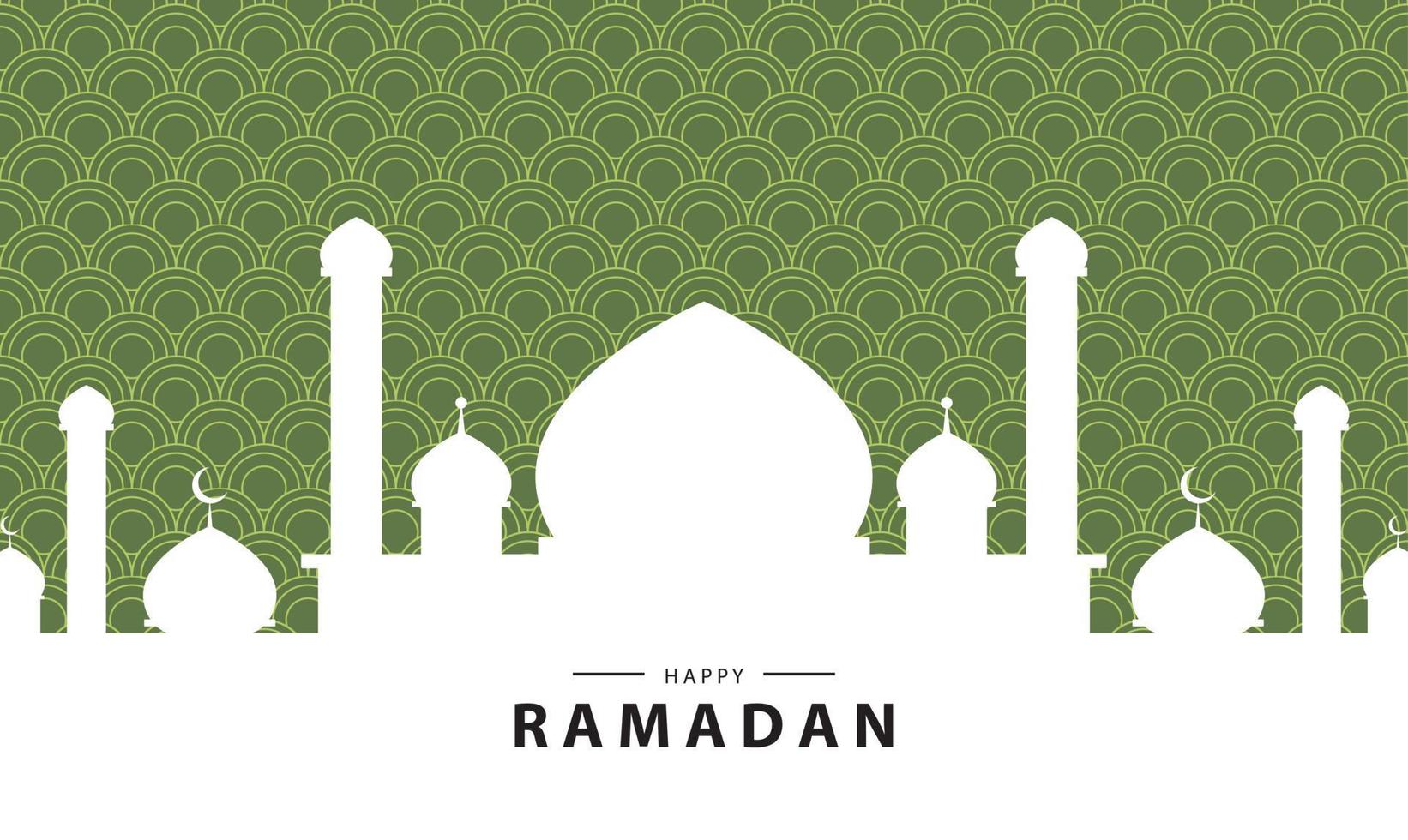 realista ramadan kareem ilustração plana eid al-fitr papel de parede mubarak vetor hari raya aidilfitri