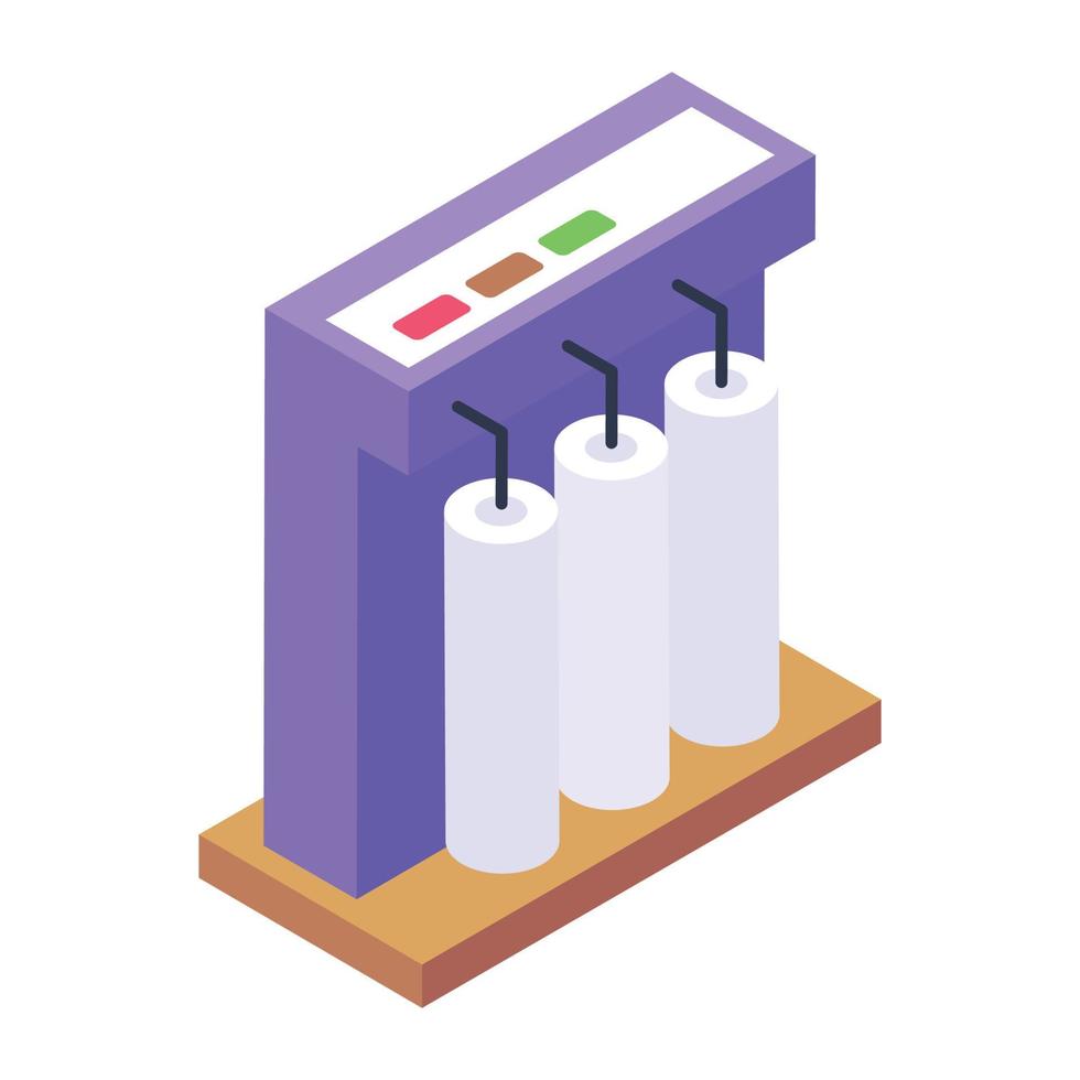 um design de ícone de transformador de energia, vetor editável