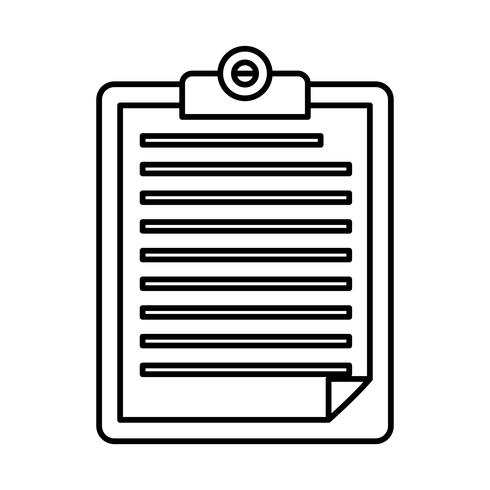 ícone da tabela de relatórios vetor