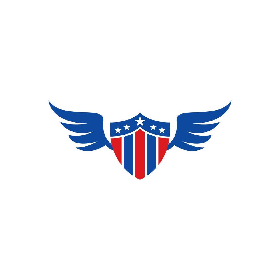 ilustração de modelo de ícone de logotipo de distintivo militar vetor