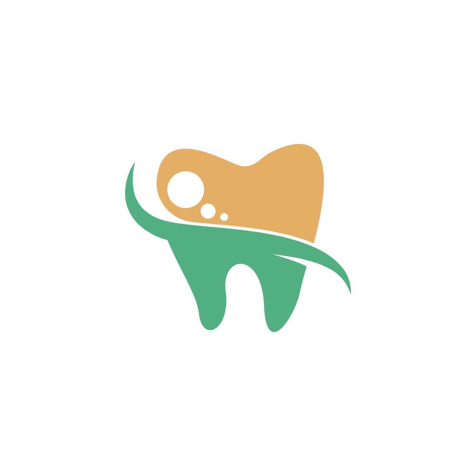 ícone de ilustração vetorial de modelo de logotipo odontológico vetor