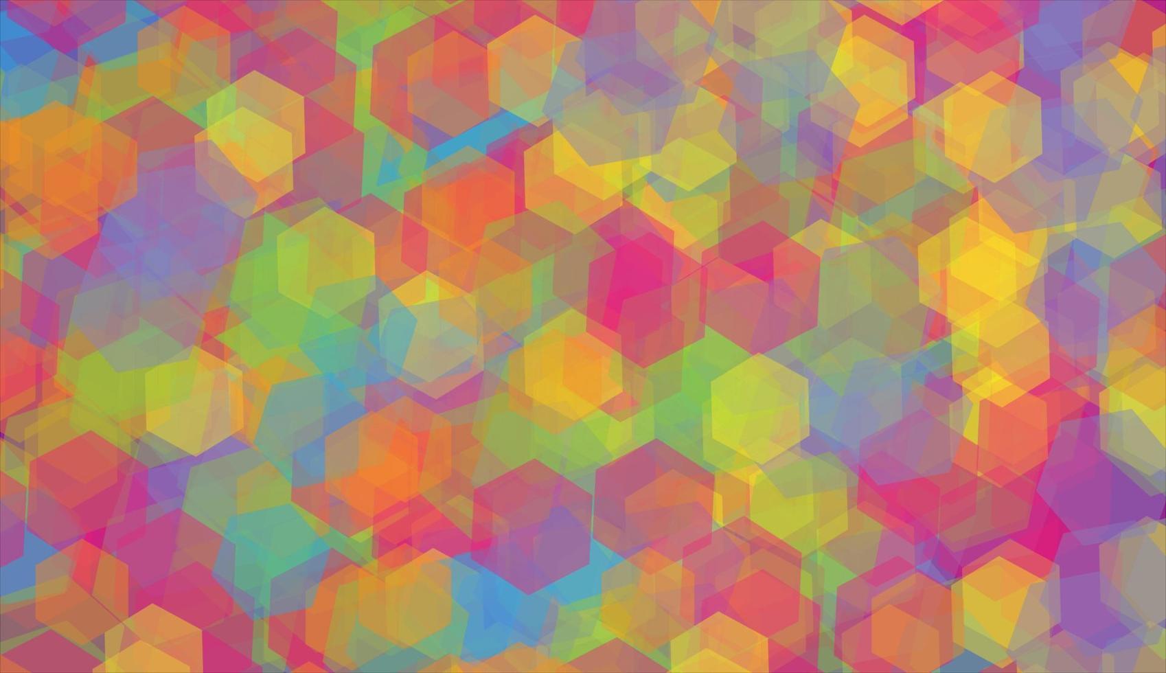 abstrato colorido polígono. ilustração vetorial vetor