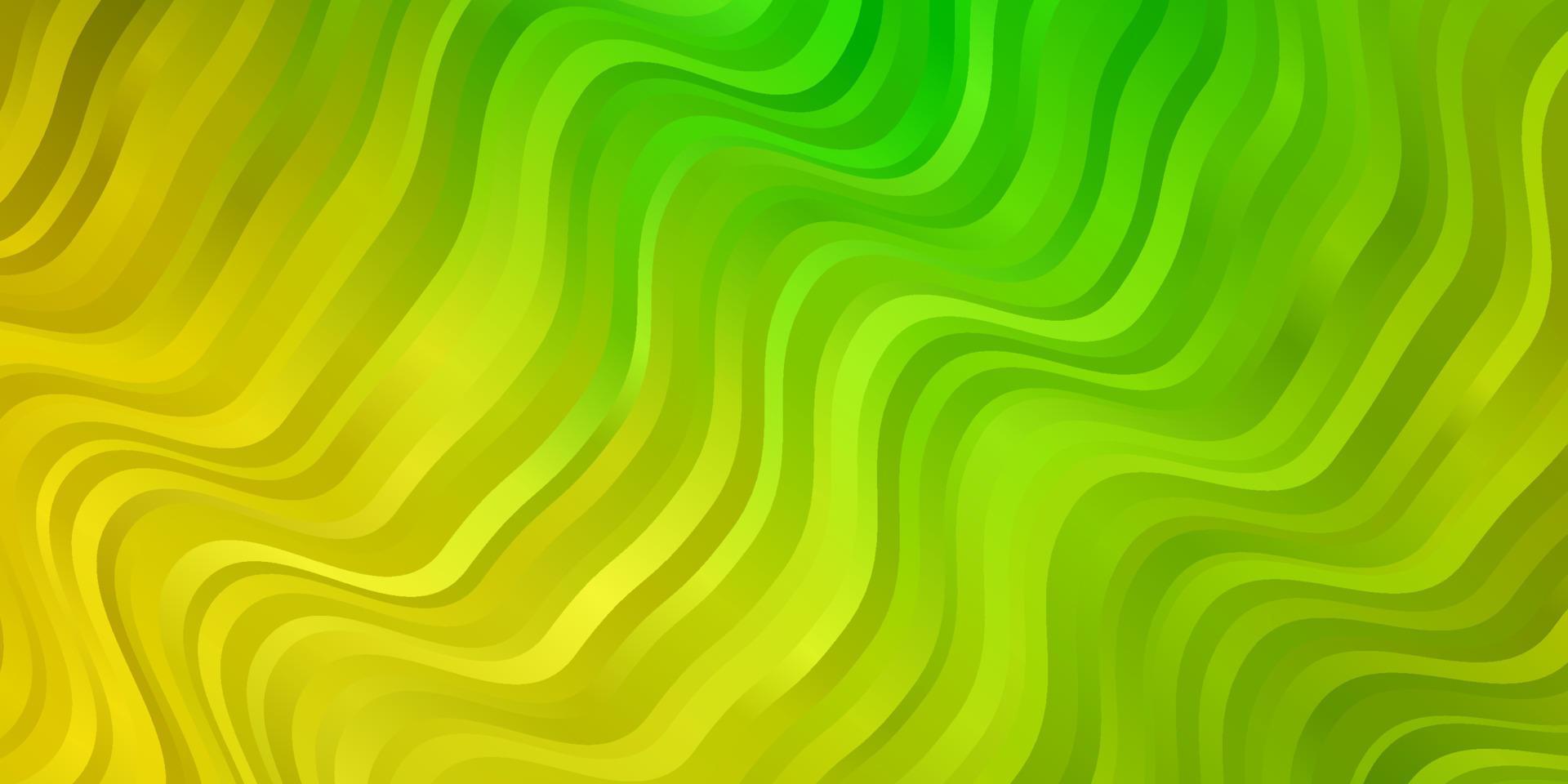 de fundo vector verde e amarelo claro com linhas irônicas.