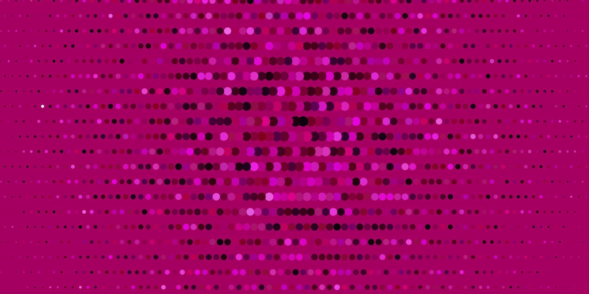 padrão de vetor rosa escuro com esferas.