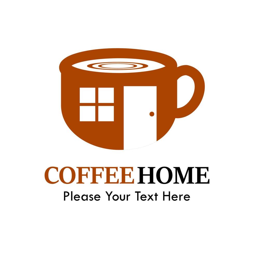 ilustração de modelo de logotipo para casa de café. adequado para café, bebida, restaurante, etiqueta, etc vetor
