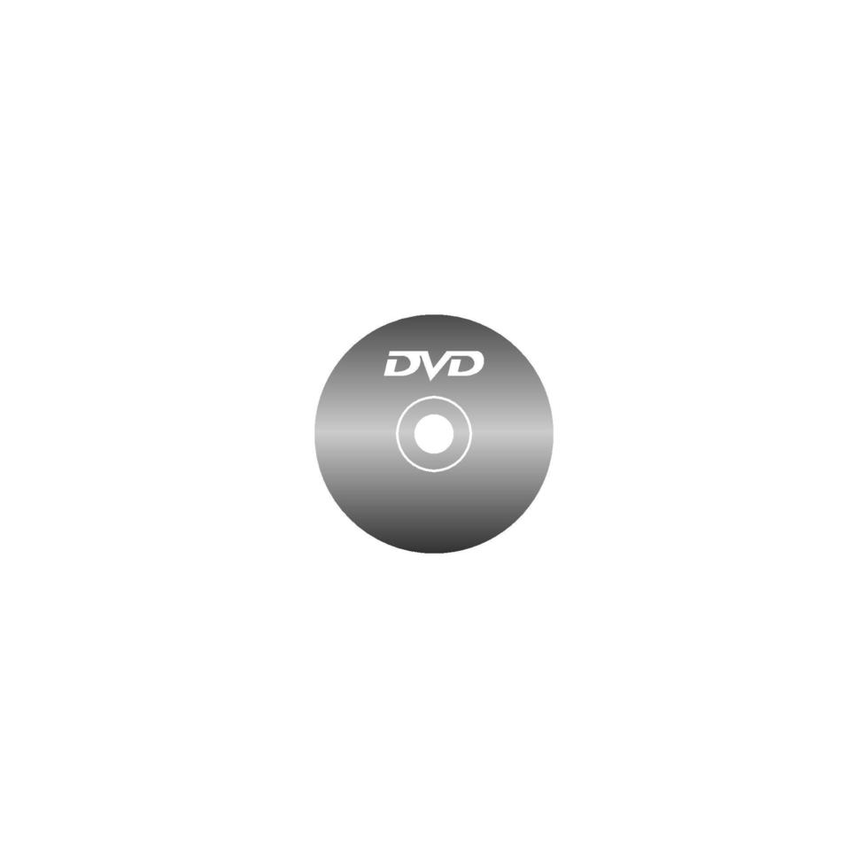 ilustração em vetor modelo de design de ícone de logotipo de dvd