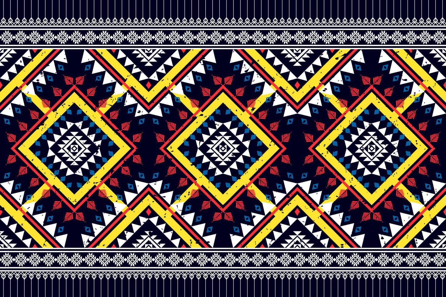 design de padrão geométrico étnico sem costura. tecido asteca tapete mandala ornamento chevron têxtil decoração papel de parede. fundo de vetor de bordado tradicional indiano africano peru tribal