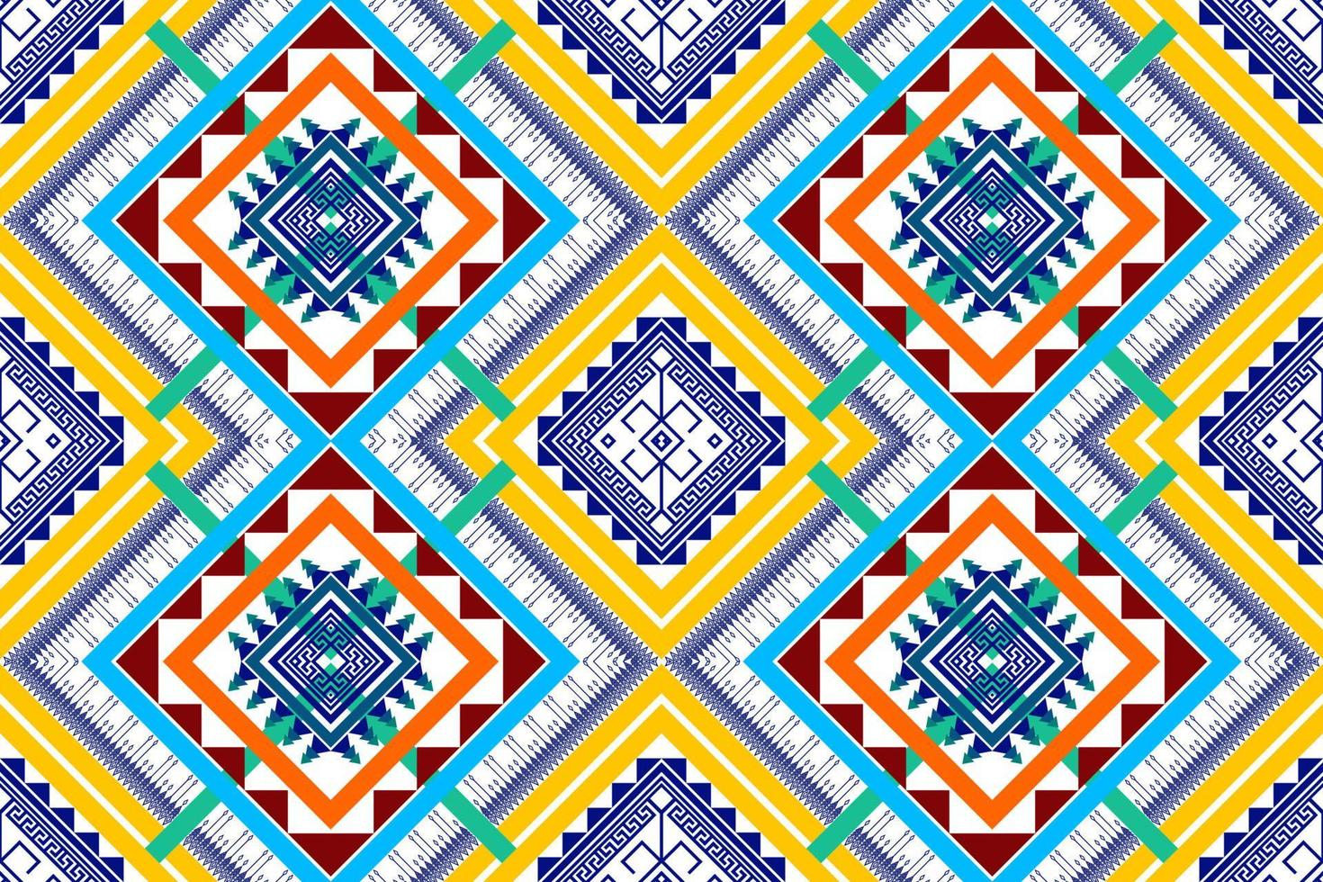 design de padrão étnico geométrico. tecido asteca tapete mandala ornamento chevron têxtil decoração papel de parede. fundo de bordado tradicional indiano africano de peru tribal vetor