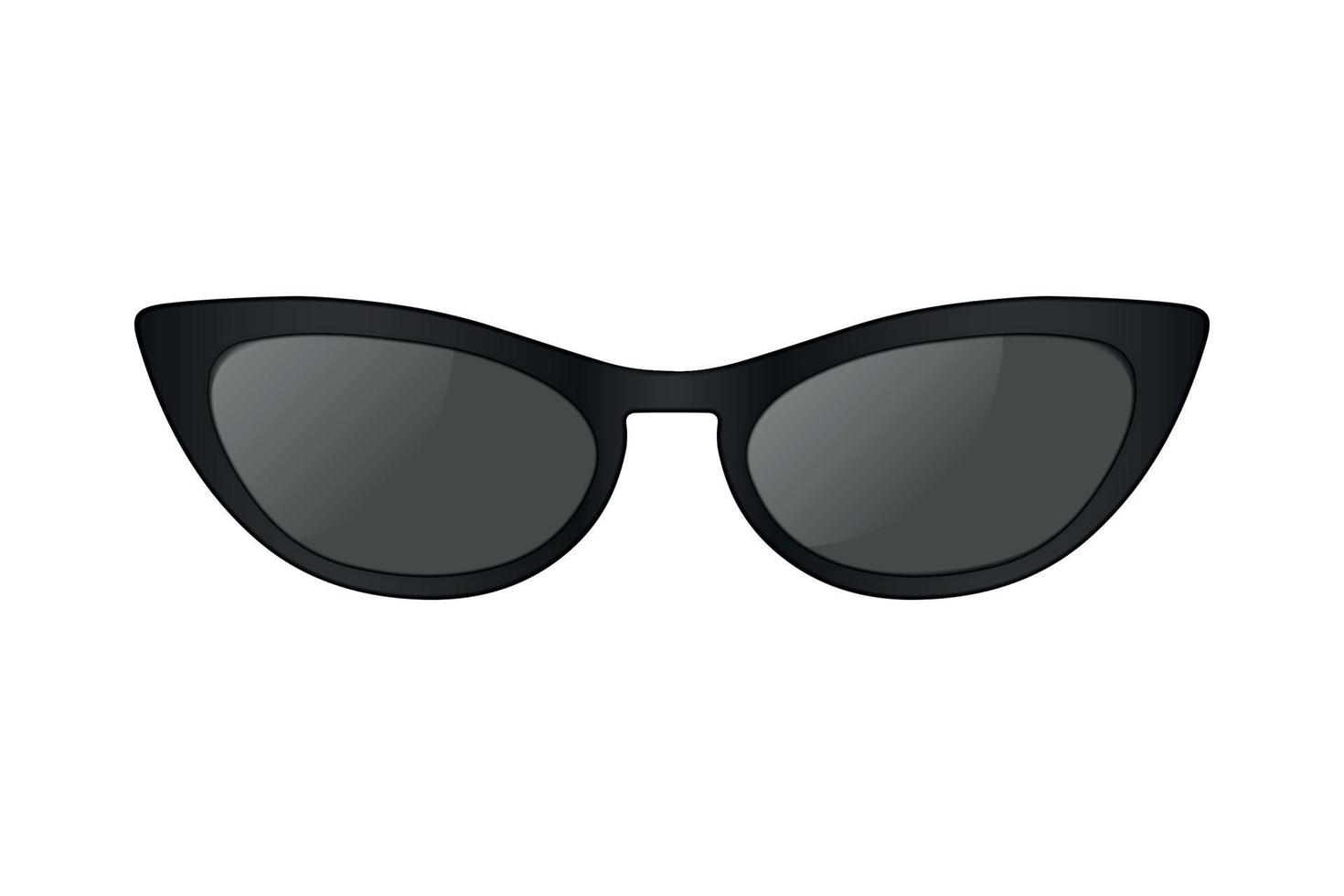óculos de sol 3d realistas vetor