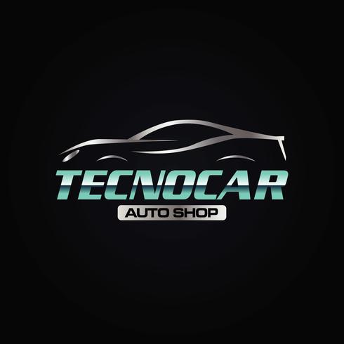 Logotipo do Techno Car vetor