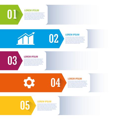 Fluxo de trabalho isolado e design infográfico vetor