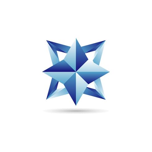 Logotipo da Estrela Azul vetor