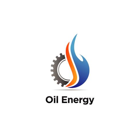 Logotipo da Engenharia de Petróleo vetor